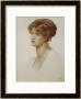 Portrait Of Mrs. William J. Stillman, Nee Marie Spartali, Bust Length, 1869 by Dante Gabriel Rossetti Limited Edition Print