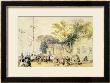 Village Square In The Bay Of Hong Kong, Plate 5 From Sketches Of China by Auguste Borget Limited Edition Pricing Art Print