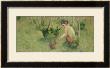 A Faun Feeding A Squirrel by Marianne Stokes Limited Edition Print