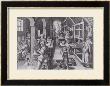 The Development Of Printing, Plate 5 From Nova Reperta by Jan Van Der Straet Limited Edition Print