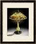 A Clematis Leaded Glass, Blown Glass And Bronze Table Lamp by Tiffany Studios Limited Edition Pricing Art Print