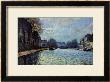 View Of The Canal Saint-Martin, Paris, 1870 by Alfred Sisley Limited Edition Pricing Art Print