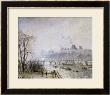 The Louvre And The Seine From The Pont Neuf, Morning Mist, 1902 by Camille Pissarro Limited Edition Print