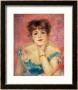Portrait Of The Actress Jeanne Samary, 1877 (Study) by Pierre-Auguste Renoir Limited Edition Print