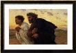 The Disciples Peter And John Running To The Sepulchre On Morning Of Resurrection, Circa 1898 by Eugene Burnand Limited Edition Pricing Art Print