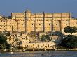 View From Lake Pichola Of City Palace, Udaipur, Rajasthan, India by Brigitte Bott Limited Edition Print