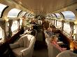 Passengers In Amtrak Coast Starlight Train Lounge And Observation Car by Lee Foster Limited Edition Print