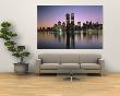 Skyline At Night, Nyc, Ny by Henry T. Kaiser Limited Edition Pricing Art Print