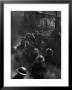 British Female Casualty Of German Robot Bombing Being Lifted On Stretcher By Rescue Squad by George Rodger Limited Edition Pricing Art Print