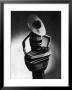 Model Showing Off Mushroom Pleats In The Slim Sheaths by Gjon Mili Limited Edition Print