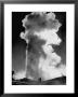 Geyser Old Faithful Erupting In Yellowstone National Park by Alfred Eisenstaedt Limited Edition Print
