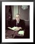 President Franklin D. Roosevelt Before Broadcasting Sixth War Loan Drive, In His Office by George Skadding Limited Edition Print