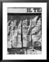 Newspaper Kiosk With An Array Of Journals Representing A Wide Spectrum Of Political Thought by Alfred Eisenstaedt Limited Edition Pricing Art Print