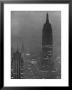 Silhouette Of The Empire State Building And Other Buildings Without Light During Wartime by Andreas Feininger Limited Edition Print