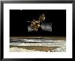 Artists Rendition Of The Mars Reconnaissance Orbiter As It Orbits Over The Martian Poles by Stocktrek Images Limited Edition Pricing Art Print