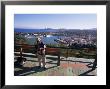 Man Playing A Saxophone At Morne Fortune, With A View Over Castries, St. Lucia, West Indies by Yadid Levy Limited Edition Print