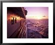 Colorful Sunset On A Cruise Ship by Bill Bachmann Limited Edition Print