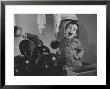 Howie Samuels Jr. And Sister Bobby Listening For The Ball Return At Arrowhead Bowling Alley by George Silk Limited Edition Print