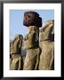 Three Of The Fifteen Huge Moai Statues, Ahu Tongariki, Easter Island, Chile by De Mann Jean-Pierre Limited Edition Print