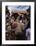 Schoolchildren In Cycle Rickshaw, Aleppey, Kerala State, India by Jenny Pate Limited Edition Print