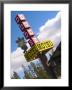 Dude Motel Sign, West Yellowstone, Montana, Usa by Nancy & Steve Ross Limited Edition Print