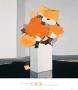 Fleurs Orange by Monestier Limited Edition Pricing Art Print