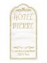 Hotel Pierre Sign by Cynthia Rodgers Limited Edition Print
