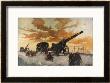 Convoy Of French Heavy Artillery Moves To New Positions by Georges Scott Limited Edition Pricing Art Print