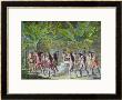 Dance Of The Camacani Indians, Brazil, From Le Costume Ancien Et Moderne by D.K. Bonatti Limited Edition Pricing Art Print