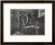 Wool-Spinning In A Cottage At Lismore Ireland by Margery Stokes Limited Edition Print