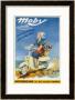 The Moby By Motobecane Takes A French Countrywoman To Market by Geo Ham Limited Edition Print