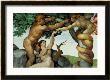 The Sistine Chapel; Ceiling Frescos After Restoration, Original Sin by Michelangelo Buonarroti Limited Edition Print