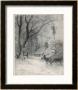 In The Cold Weather The Wild Deer Come Closer To The House by Carl Frederic Aagaard Limited Edition Pricing Art Print