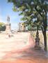 La Promenade Du Peyrou À Montpellier by Victor Zarou Limited Edition Pricing Art Print