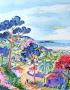 Les Hauts De Cannes by Jean Claude Picot Limited Edition Print