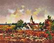 Petit Village En Bourgogne by Georges Hosotte Limited Edition Pricing Art Print