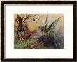 Avenant Confronts A Fearsome Dragon by Warwick Goble Limited Edition Print