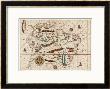 Map Of Brazil by Juan Martinez Limited Edition Print