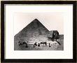 The Sphinx And The Great Pyramid Of Khufu At Giza, Circa 1860 by Wilhelm Hammerschmidt Limited Edition Print