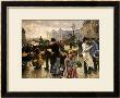 Market Day At Hojbro Plads Copenhagen by Paul Fischer Limited Edition Pricing Art Print