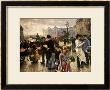 Market Day At Hojbro Plads Copenhagen by Paul Fischer Limited Edition Print