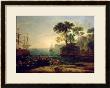 Arrival Of Aeneas In Italy, The Dawn Of The Roman Empire by Claude Lorrain Limited Edition Pricing Art Print