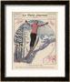 Winter Games At Chamonix: Ski Jumping Ice Hockey And Skating by Andre Galland Limited Edition Pricing Art Print