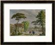 Gardens Of The House Of Diomede At Pompeii, Decoration For The Opera The Last Days Of Pompeii by Alessandro Sanquirico Limited Edition Print