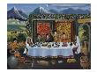 Dinner Near The Caucasus Mountains by Konstantin Rodko Limited Edition Print