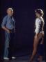 Choreographer George Balanchine Talking With Dancer Mikhail Baryshnikov During Rehearsal Of Nycb by Gjon Mili Limited Edition Print