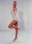 Betty Grable Wearing Rhinestone Studded Leotard With Long White Gloves And Matching Pumps by Ralph Crane Limited Edition Print