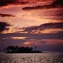 Sunset Over Island, Maldives by Dennis Wisken Limited Edition Print