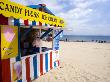 Beach Kiosk Selling Candy Floss, Ice-Cream And Chips by Gavin Gough Limited Edition Pricing Art Print