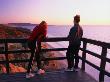 Hikers On Guy Fleming Trail, Torrey Pines State Reserve, San Diego, California by Eddie Brady Limited Edition Print